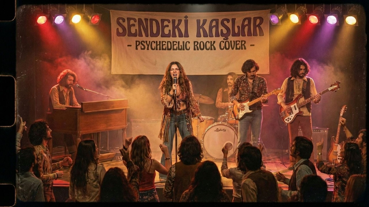 Sendeki Kaşlar - Psychedelic Anatolia Rock Cover - Etnik Müzik