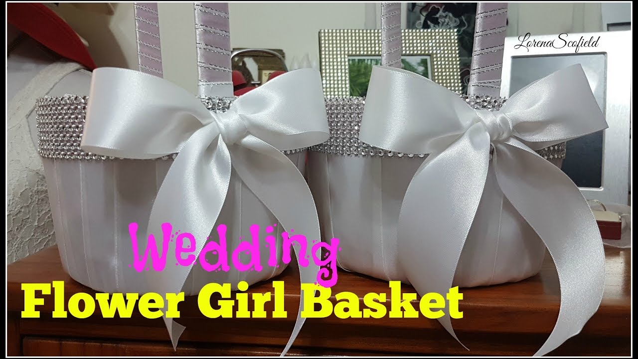 How to Make A Wedding Flower Girl Basket