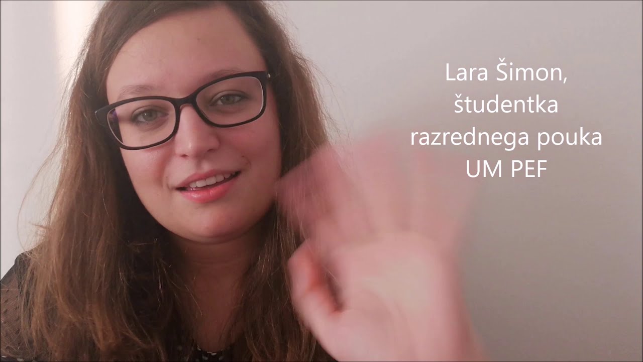 Lara Šimon, študentka razrednega pouka Pedagoške fakultete Univerze v Mariboru
