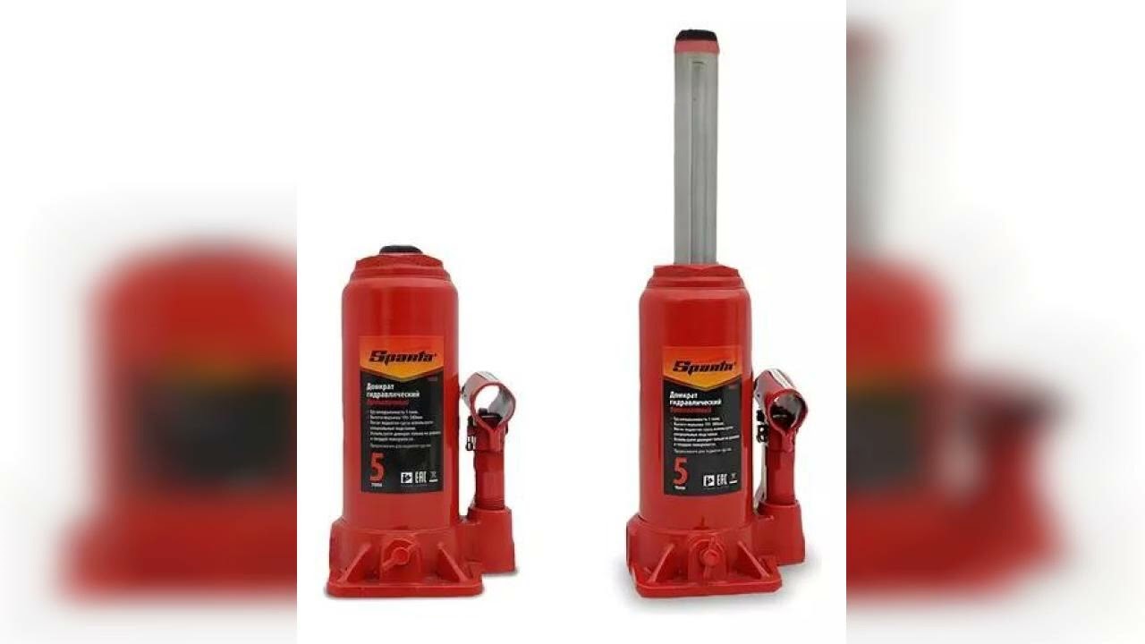 Review: Mini Macaco Hidraulico Sparta Garrafa 5 Toneladas Vermelho