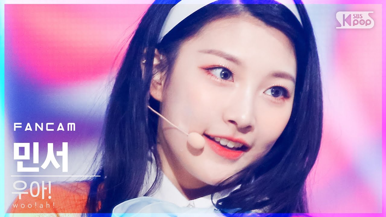[안방1열 직캠4K] 우아! 민서 'I Don't Miss U' (woo!ah! MINSEO FanCam)│@SBS Inkigayo_2021.01.17.
