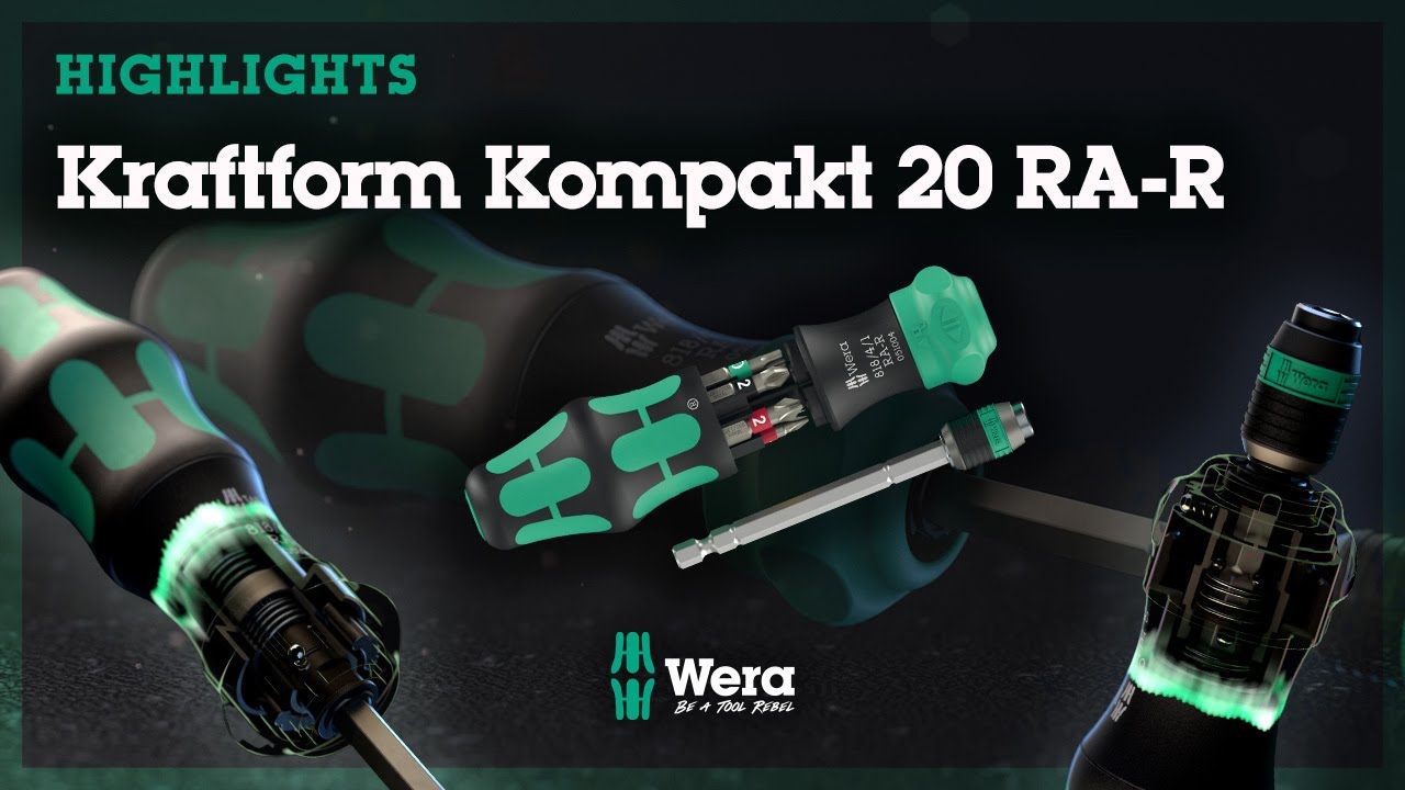 Wera | Kraftform Kompakt 20 RA-R | Highlights