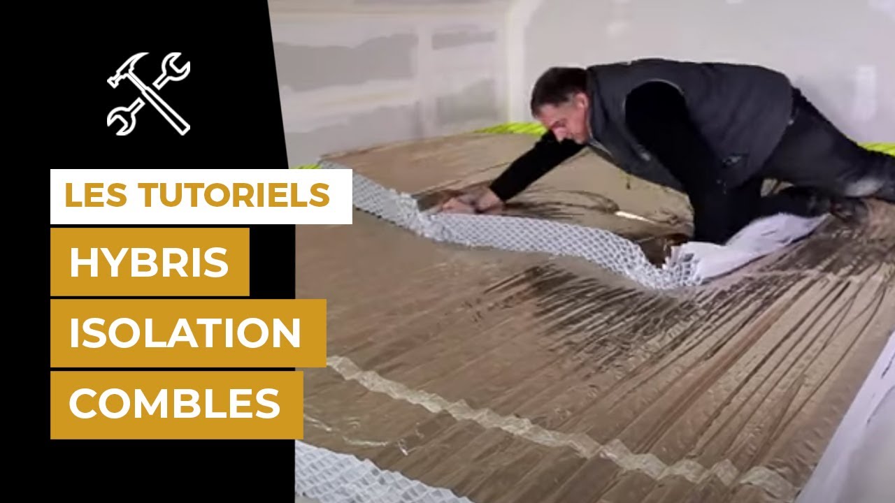 Comment isoler des combles perdus avec l'isolant alv&eacute;olaire HYBRIS ? | ACTIS Isolation