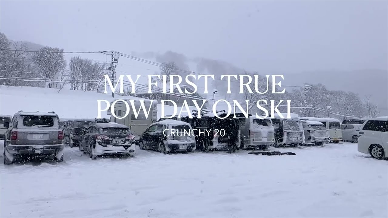 Crunchy 20 - First Pow Day on Ski, at Niseko Annupuri