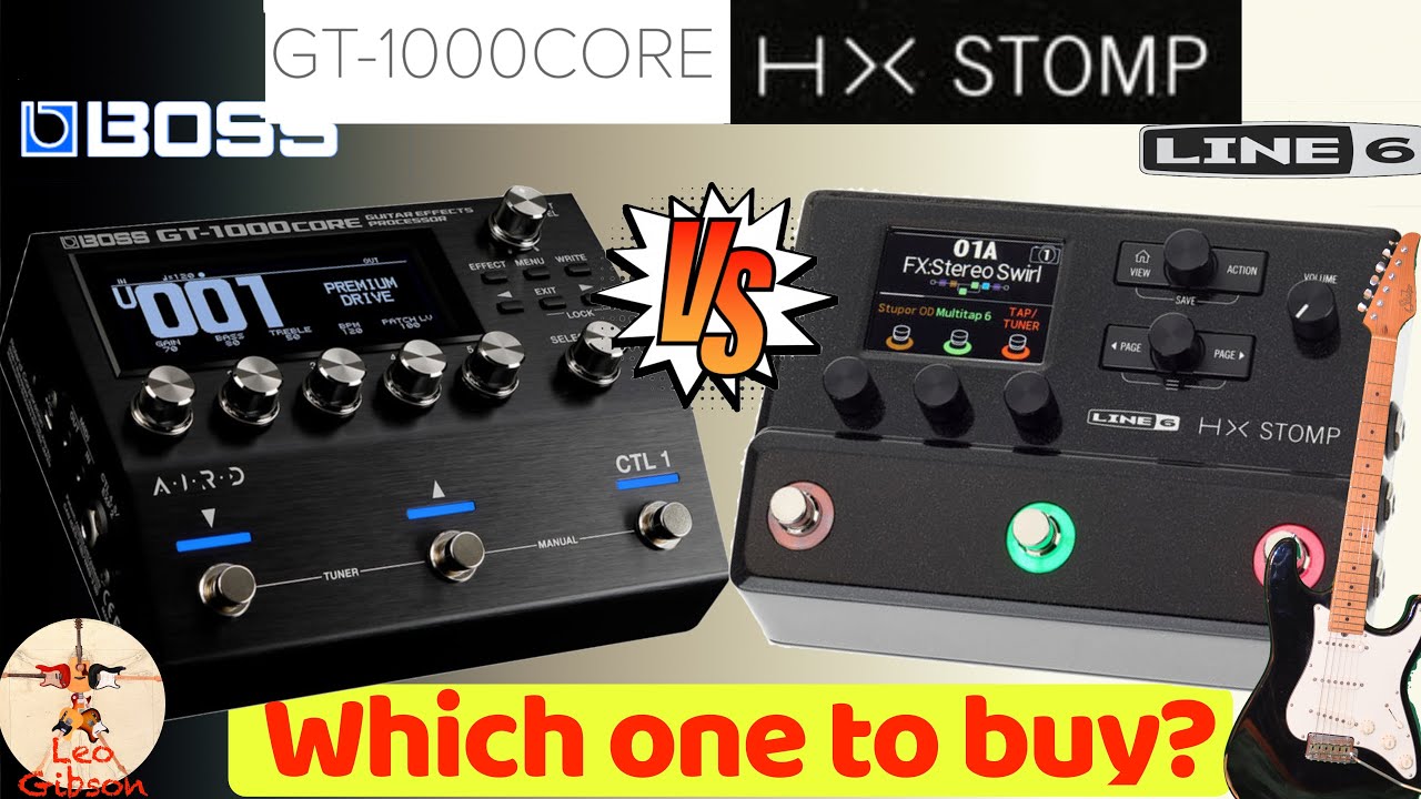 BOSS GT 1000 core vs LINE 6 HX Stomp: which one to buy?