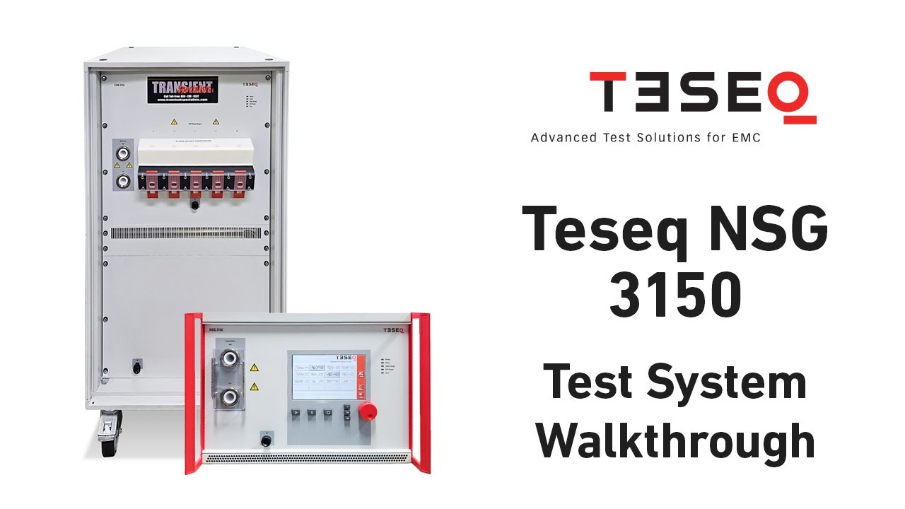 Teseq NSG 3150 Test System - Video Walkthrough