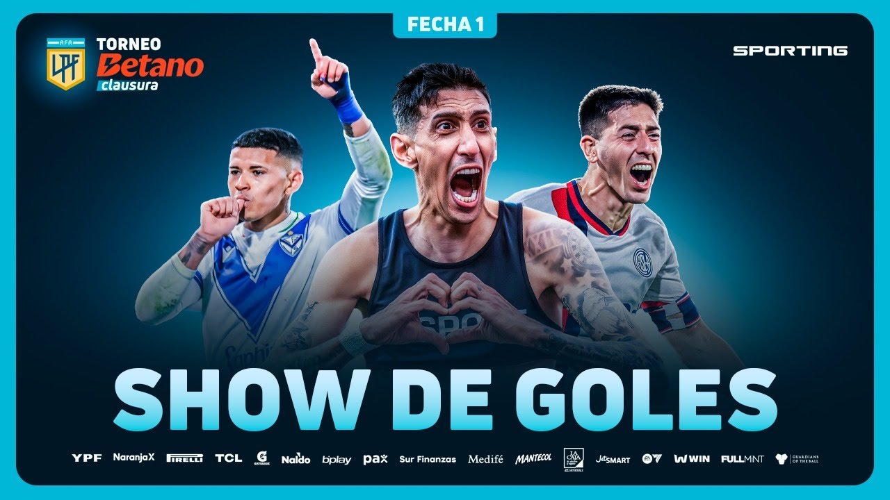 #TorneoBetano Clausura 2025 | SHOW DE GOLES DE LA FECHA 1