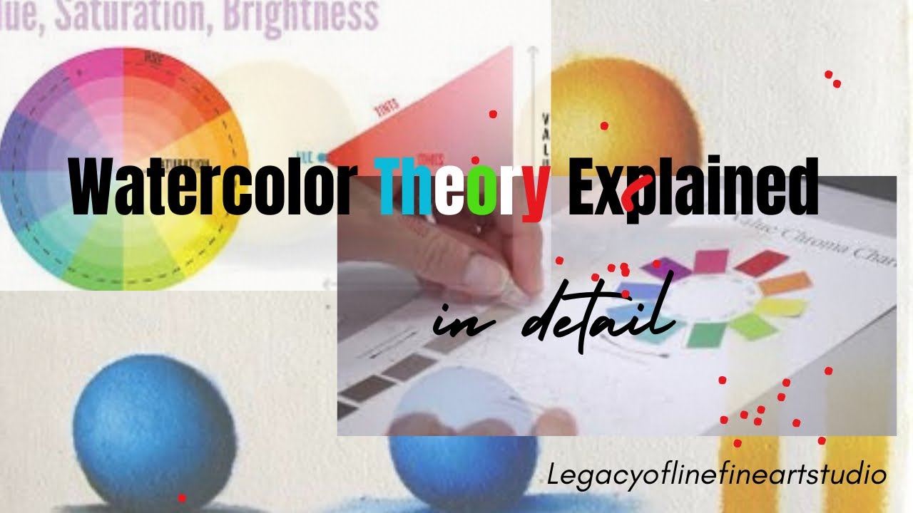  Master watercolor with easy 3 step method/ understand hue value and chroma!