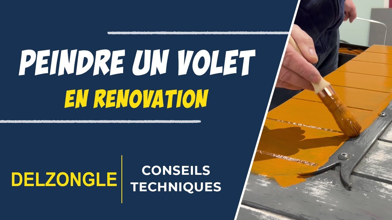 Peindre un Volet en Bois (Rénovation) | Delzongle Aquitaine | Conseils et Astuces Peinture
