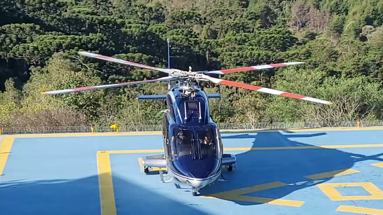 Acionamento e decolagem... -- Bell 429 WLG -- PR-NPB