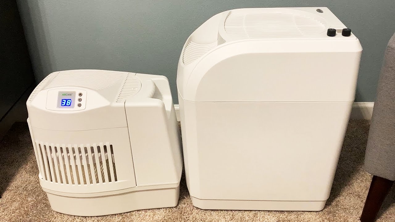 AIRCARE Humidifiers 2.5 Gallon (Model MA0800) and 6 Gallon (Model 836000HB) Comparison
