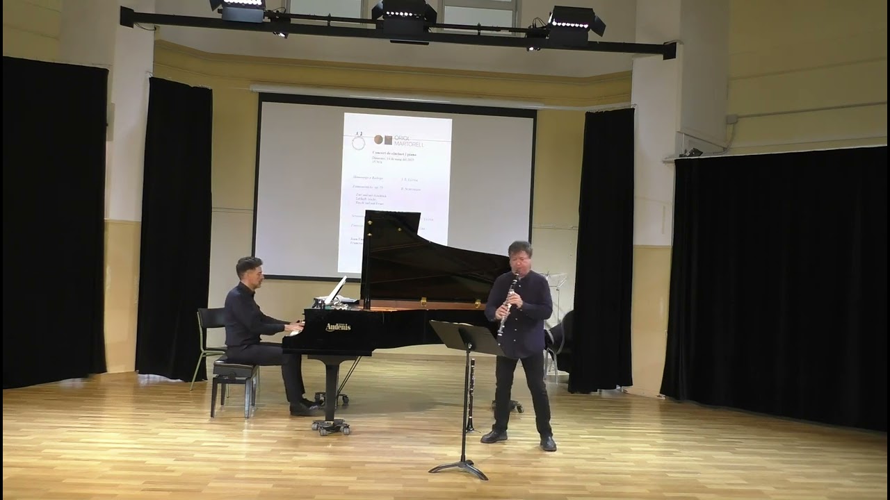 Joan Enric LLuna/ Damián Hernández. R.Schumann Fantasiestücke  op 73