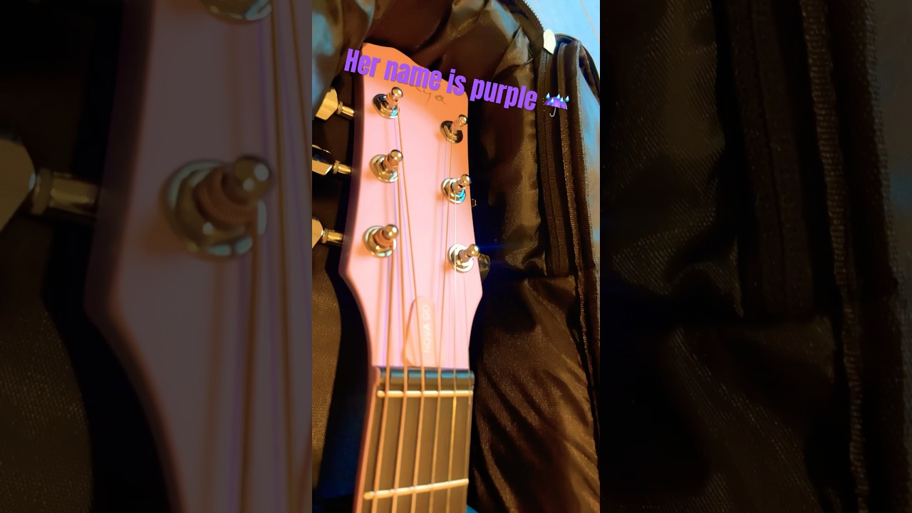My 🎸    Her name is is purple ☔️    #guitar #purple #fyp #instruments #guitar #youtubeshorts