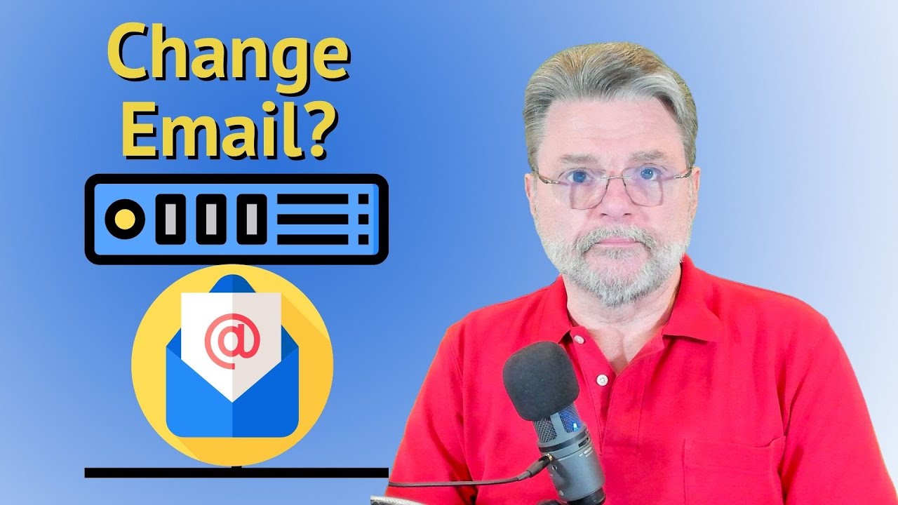 Как изменить свое имя электронной почты?