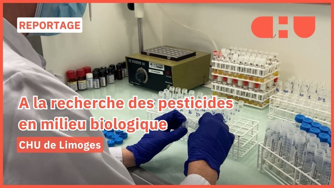 Dans ce service, on passe à la loupe les pesticides présents dans notre corps