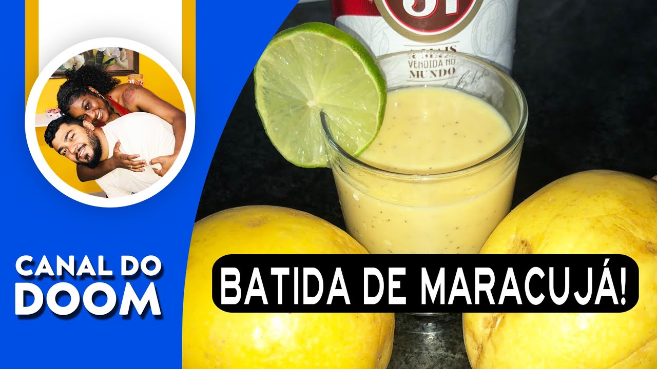 Receita batida de maracujá! Receita especial