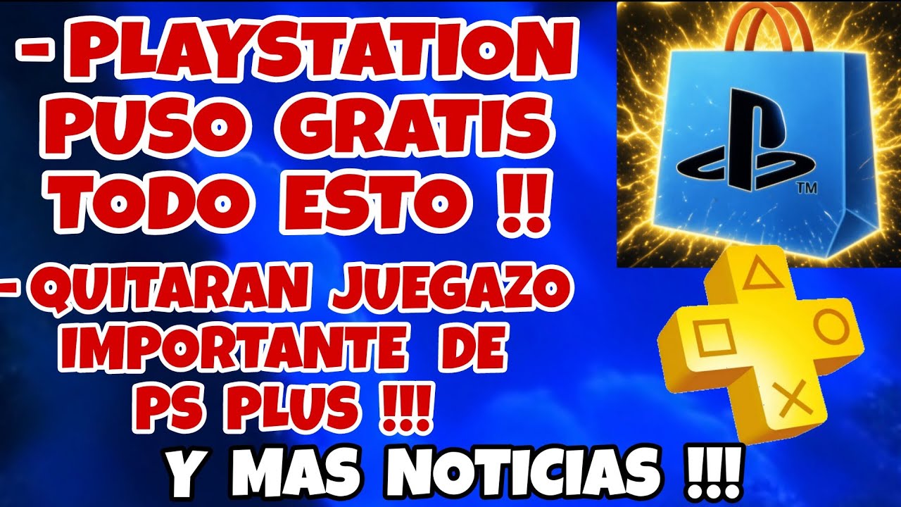 PLAYSTATION DIO GRATIS VARIAS COSAS EN PS STORE | QUITARAN JUEGAZO DE PS PLUS Y MAS NOTICIAS PS5 PS4