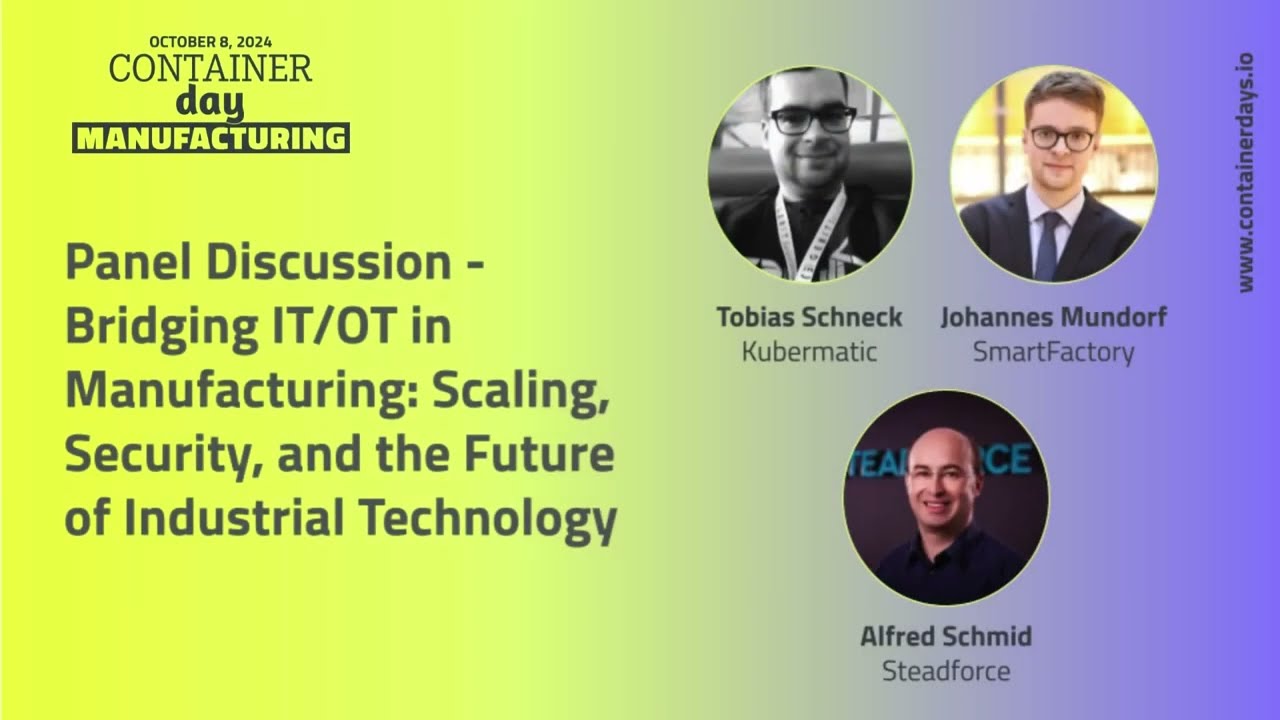 Bridging IT OT in Manufacturing  Scaling, Security, and the Future of Industrial Technology