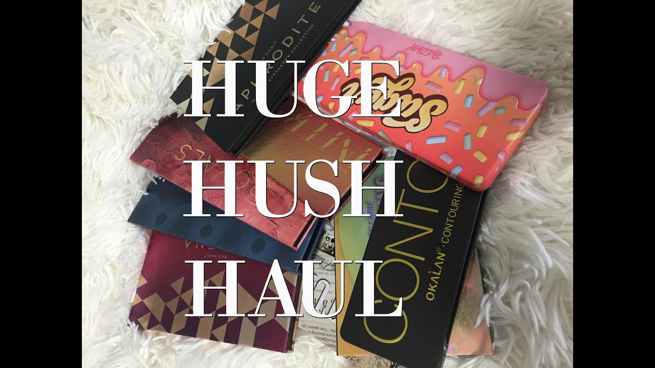 Huge Hush Makeup Haul