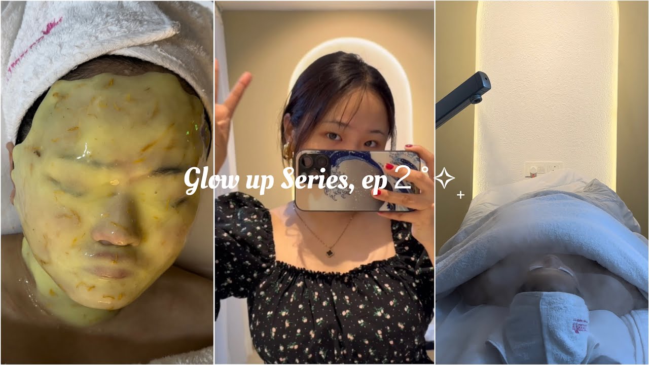 I Tried Hydrafacial for the first time|Hair Spa| Glow up Series,ep2