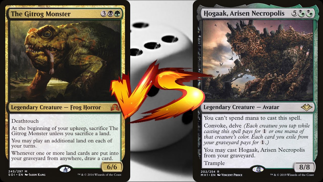 Relic Fest Round 4, Table 1 - Gitrog VS Hogaak - MTG EDH Duel Commander Cartes Magic