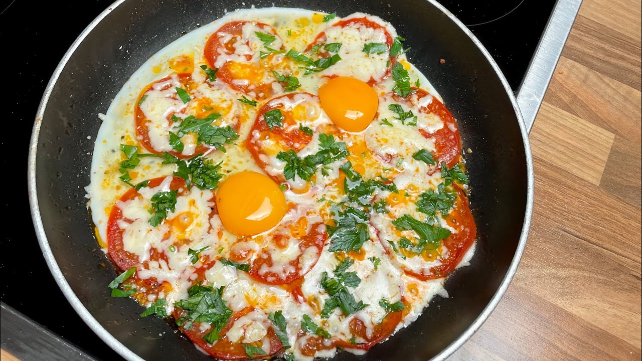 У вас дома есть помидоры и яйца?Недорогой и вкусный рецепт #еда #рецепт