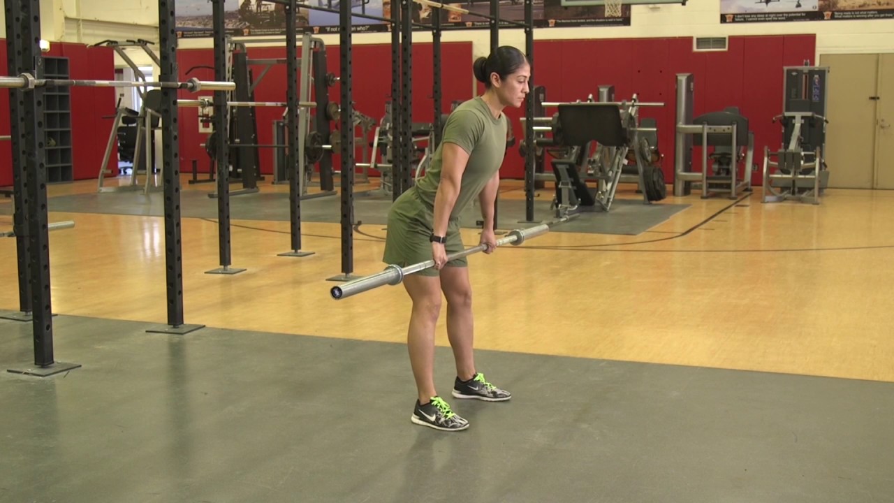 U.S. Marine Corps - Barbell Romanian Deadlift