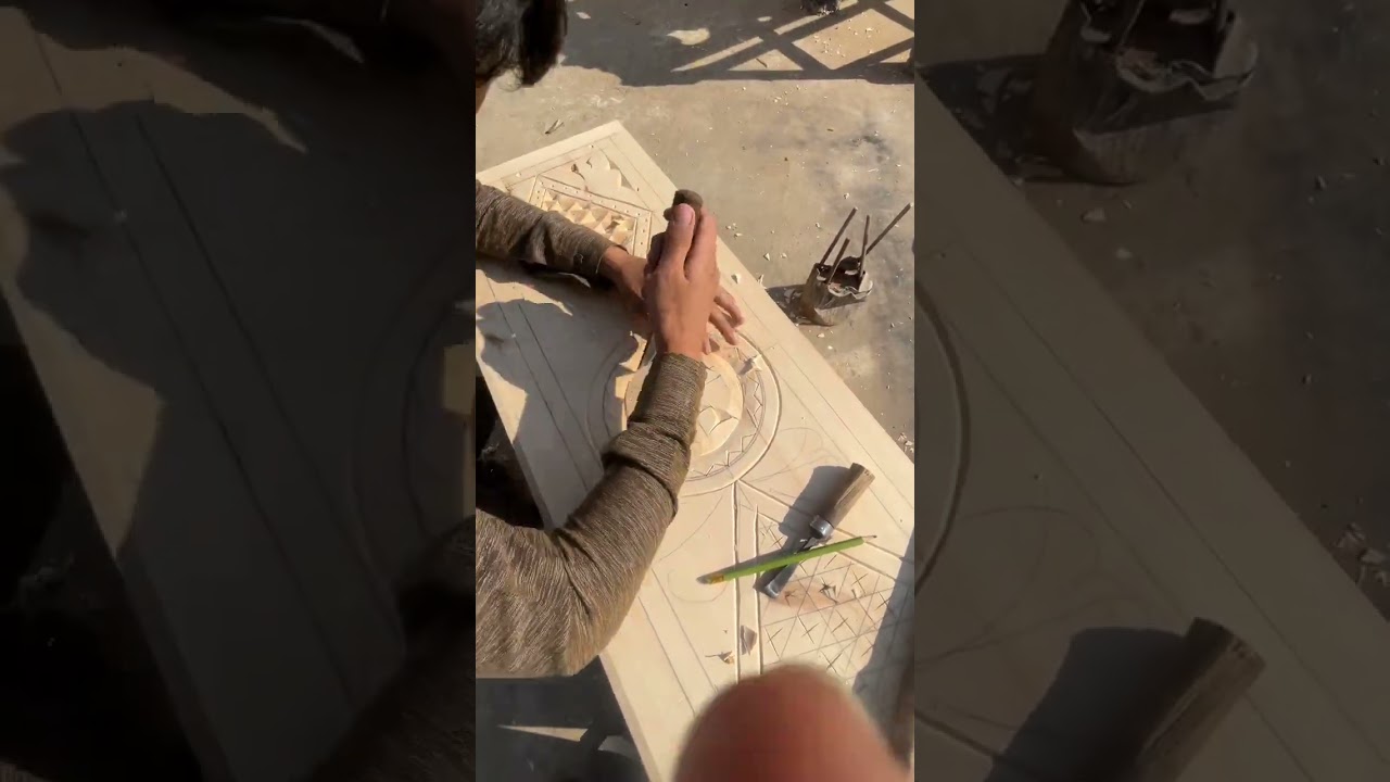 Pure Hand Skill | Nail Work on Ply Board