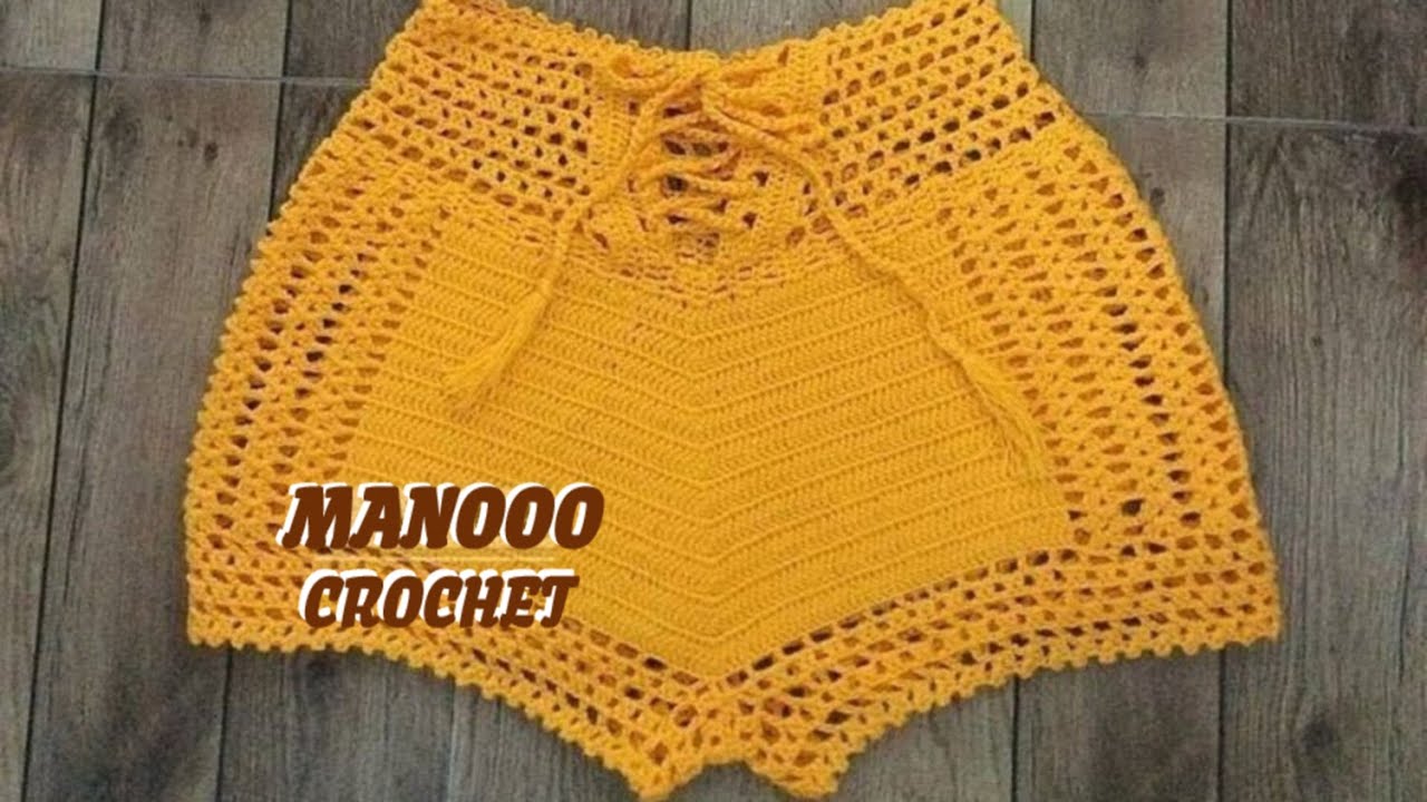 هوت شورت كروشيه طريقة عمل هوت شورت كروشيه | Crochet hot shorts How to make a crochet hot short