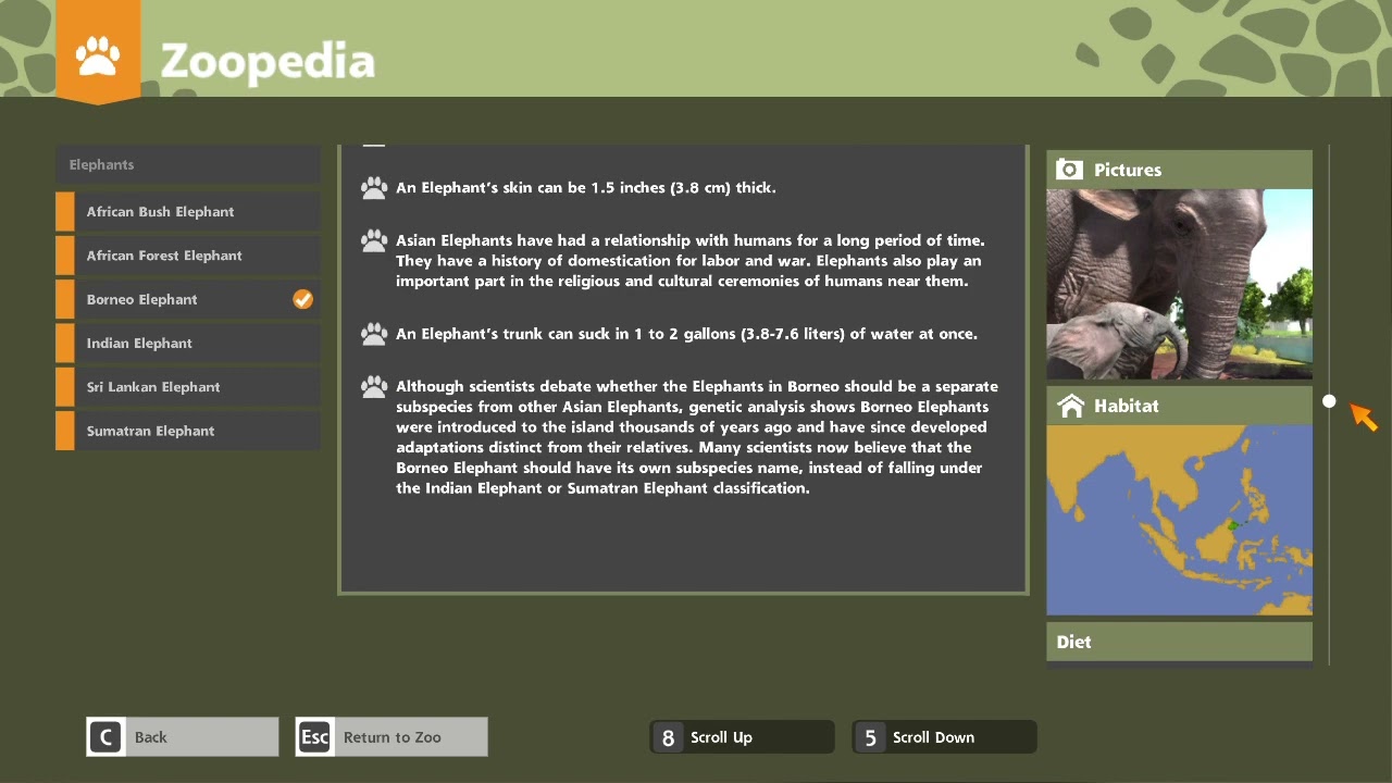 Zoo Tycoon: Ultimate Animal Collection - Full Zoopedia