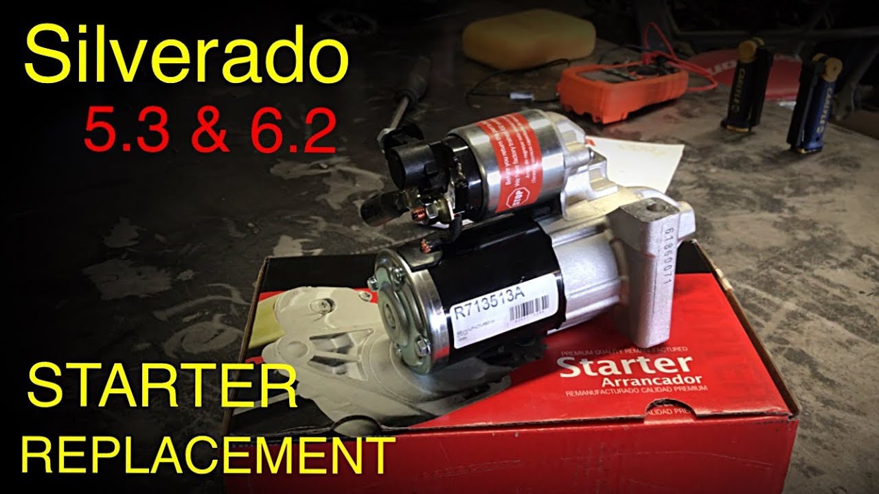 Silverado Sierra 5.3 & 6.2 Starter Replacement (2014-2019)
