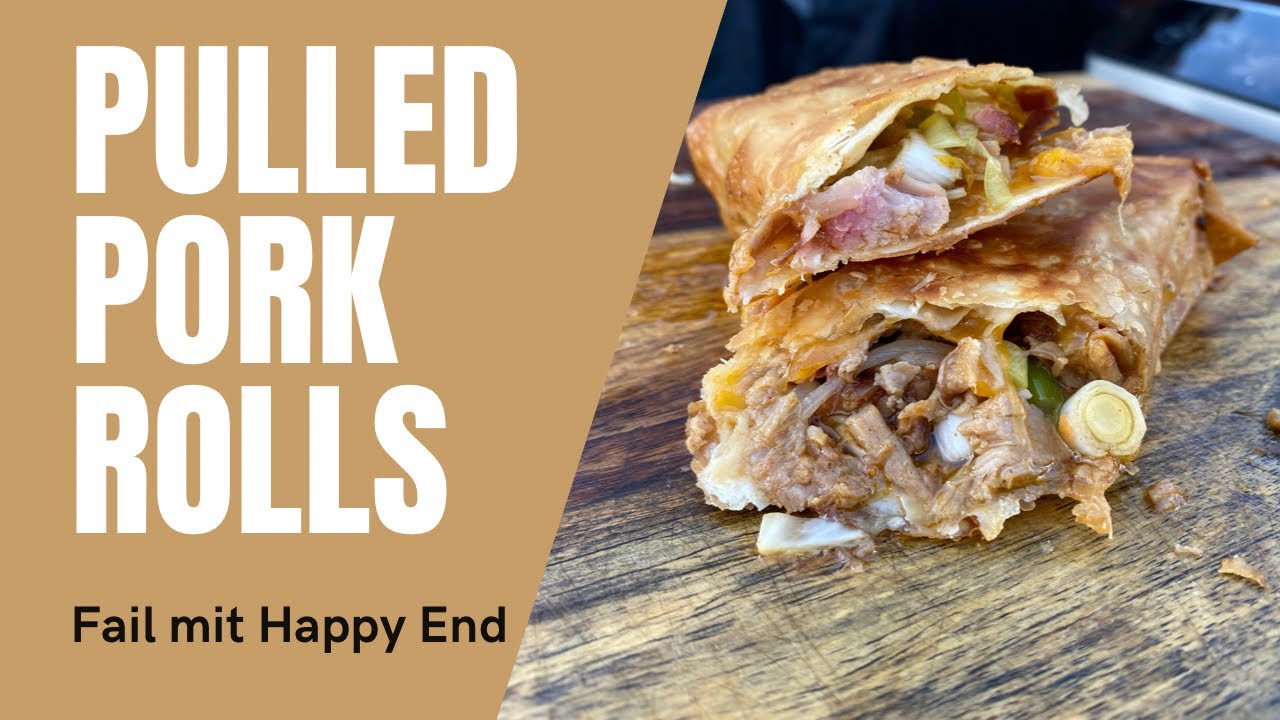 Pulled Pork in einer Frühlingsrolle?! / Pulled Pork Rezept mal anders / Frühlingsrolle selber machen