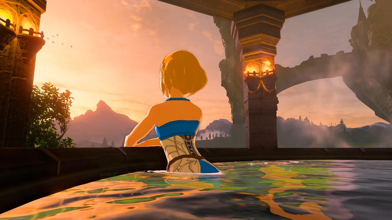 Rest A Bit.. You're Safe Here - Dreamy Zelda Music Hot Springs Ambience