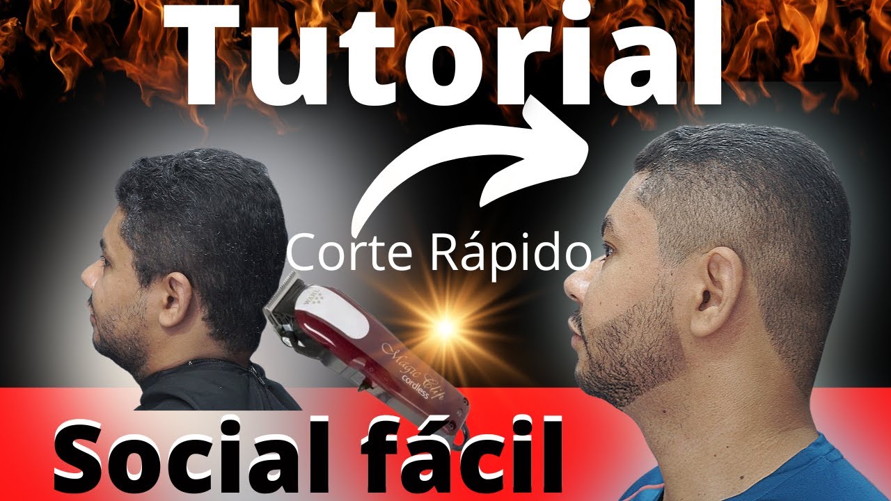 TUTORIAL DE CORTE SOCIAL PARA APRENDER RÁPIDO E FACIL