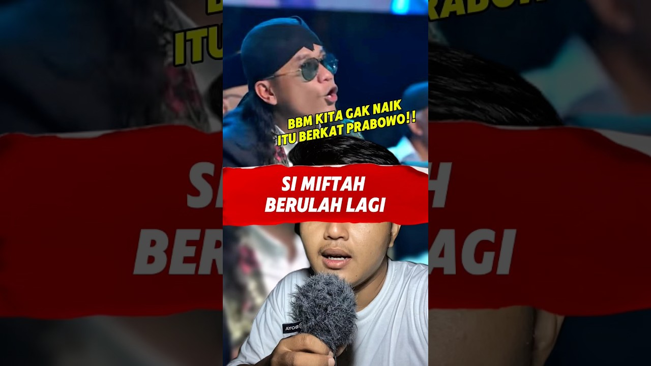 Si Miftah kebanyakan nyawit #gagalsarjana #jokowi #prabowo #gibran