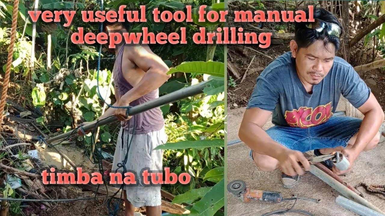very useful tools for manual deepwell drilling