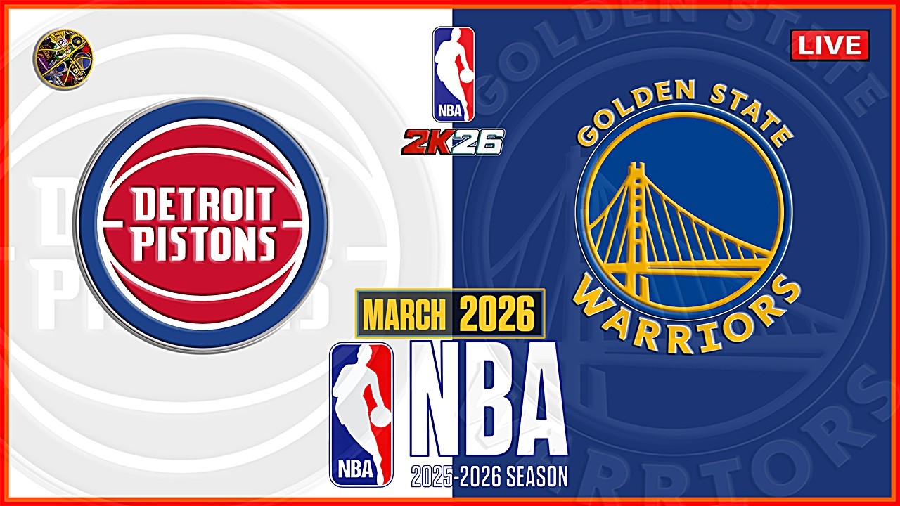 «Пистонс» против «Уорриорз» | Обзор матча НБА | 9 марта 2026 г. | NBA 2K26 |