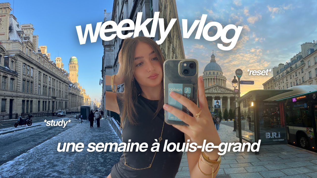 study vlog (révisions, copines, louis-le-grand...)