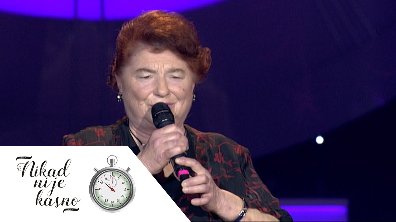 Slobodanka Radojevic - Sve je proslo medju nama - (live) - Nikad nije kasno - EM 05 - 22.11.15.