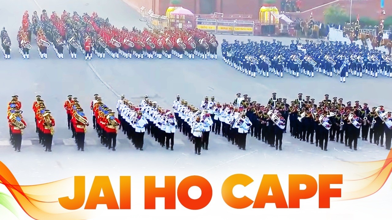 CAPF’s spectacular show at Beating Retreat
