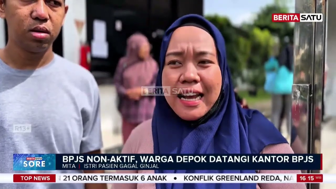 PBI BPJS Kesehatan Dinonaktifkan, Warga Geruduk Kantor BPJS Depok #Beritasatu