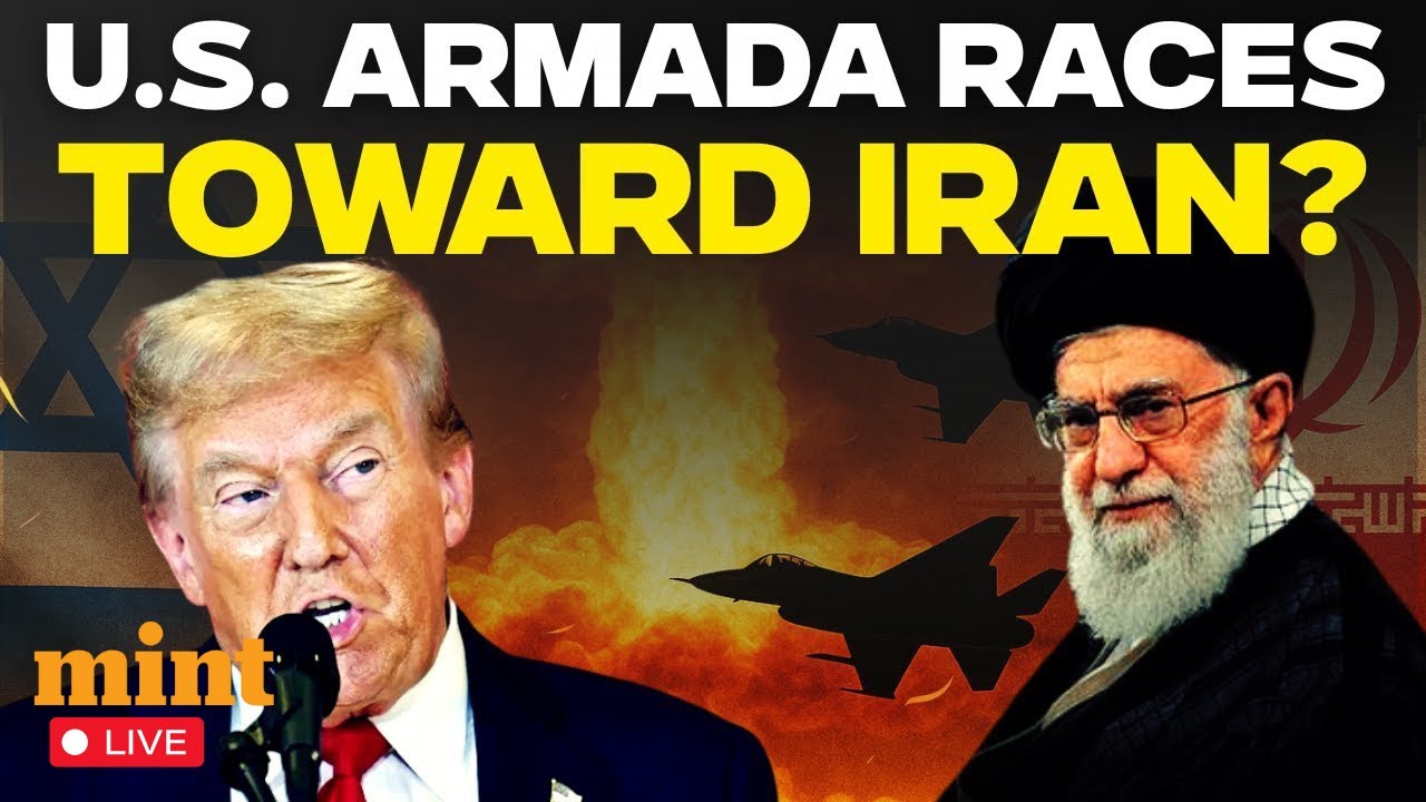 US Iran News LIVE: Destroyers Swarm, Spy Jets Fly, Carrier Air Wing On High Alert | Trump | Khamenei