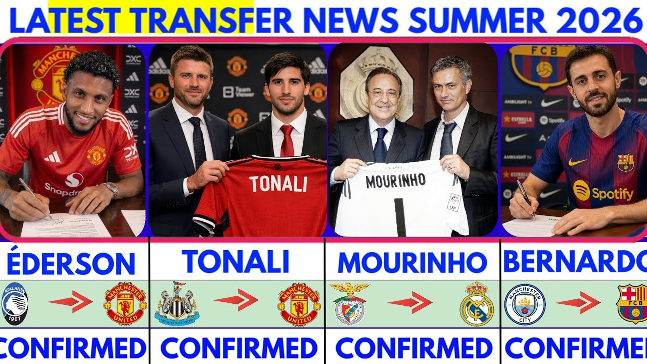 🚨LATEST CONFIRMED TRANSFER NEWS AND RUMOURS TRANSFER NEWS  2026| Mourinho to madrid🔥 Ederson united🚨