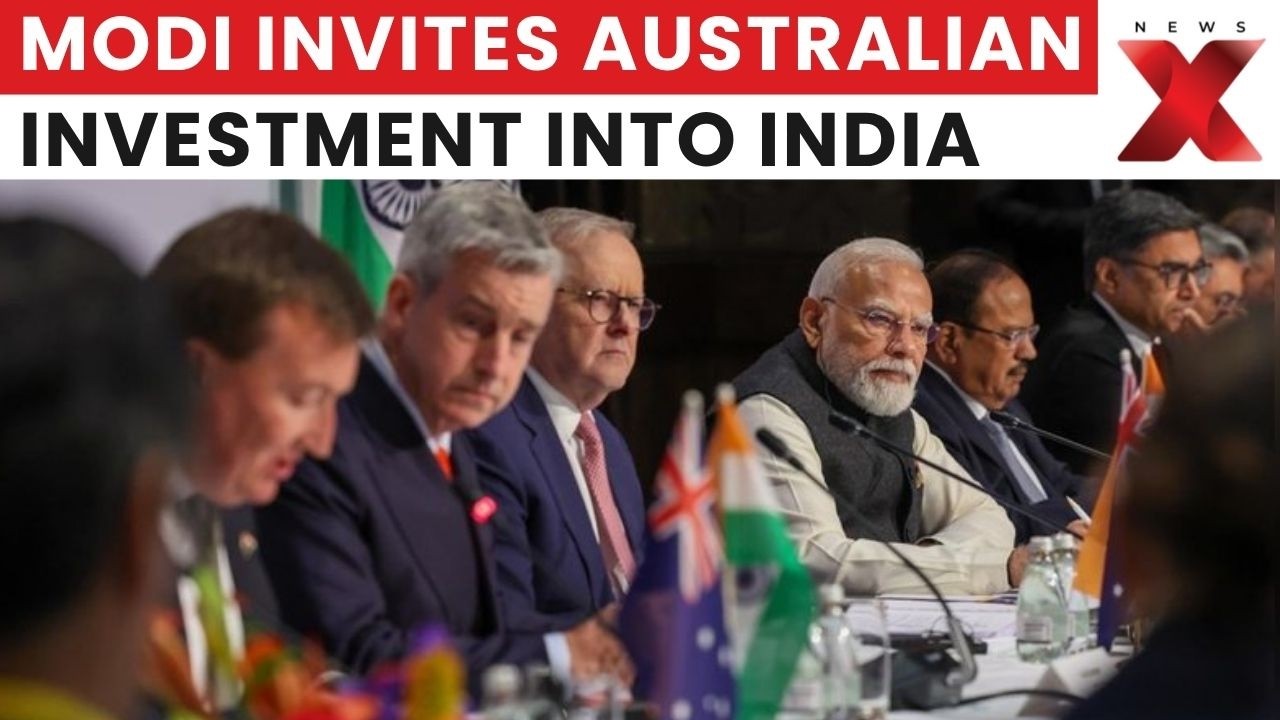 PM Modi Courts Australian Investment, Unveils India's Clean Energy Vision | Latest News | NewsX