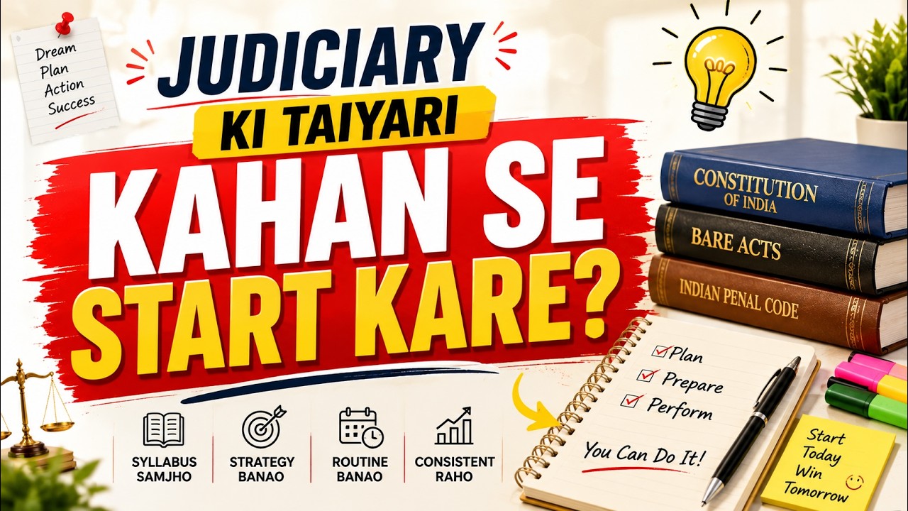 Starting Judiciary Preparation in 2026? Watch This First.