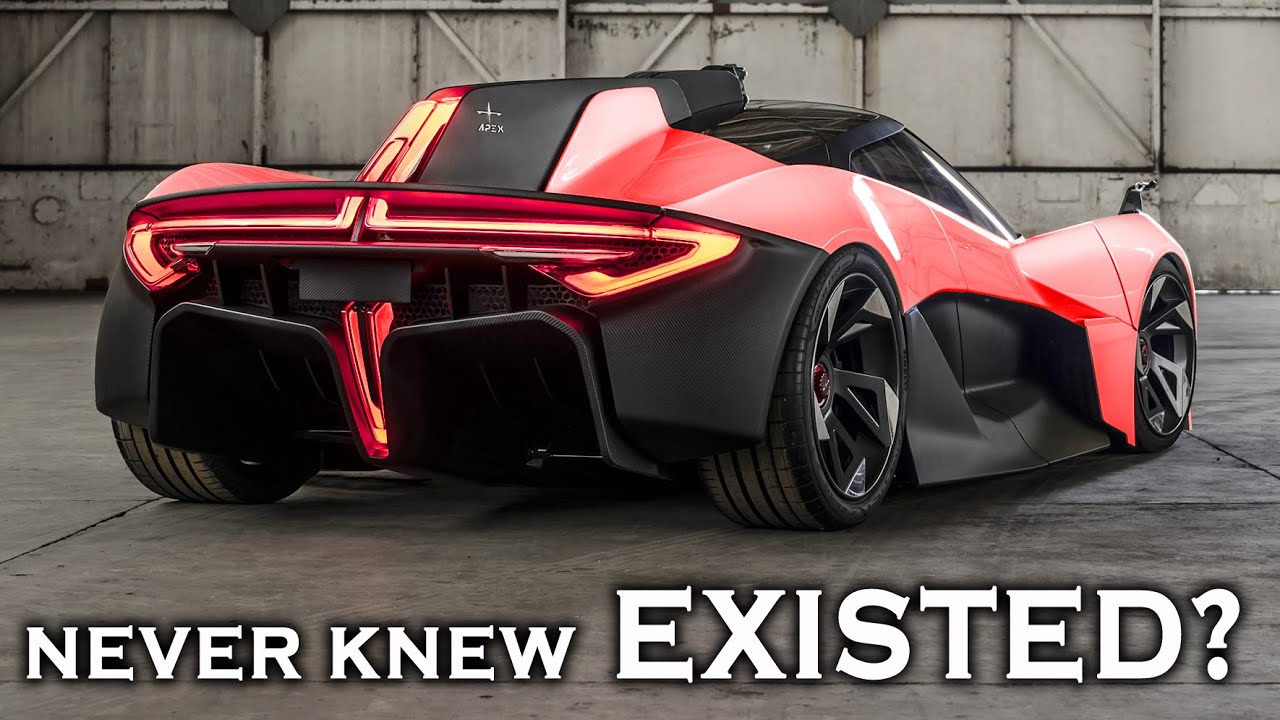 8 SUPERCARS & HYPERCARS - YOU DIDN'T KNOW EXISTED!