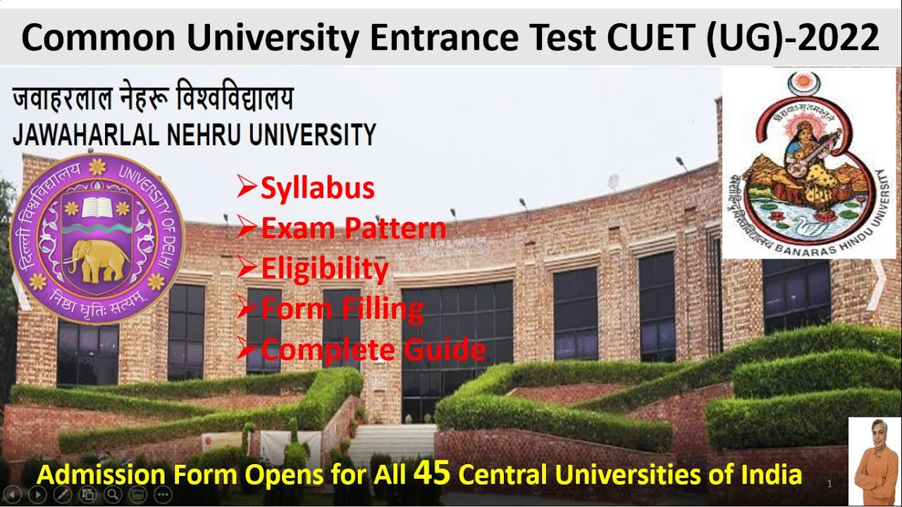 #CUET, #CUCET Syllabus, Exam pattern: Details on Central & #Delhi University, #JNU, #BHU, Entrance