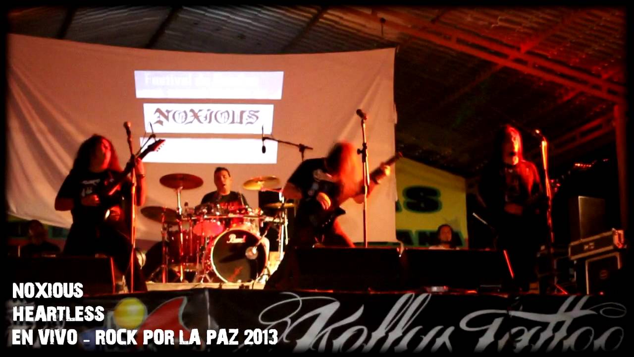 NOXIOUS  - HEARTLESS (En Vivo Rock Por La Paz 2013)