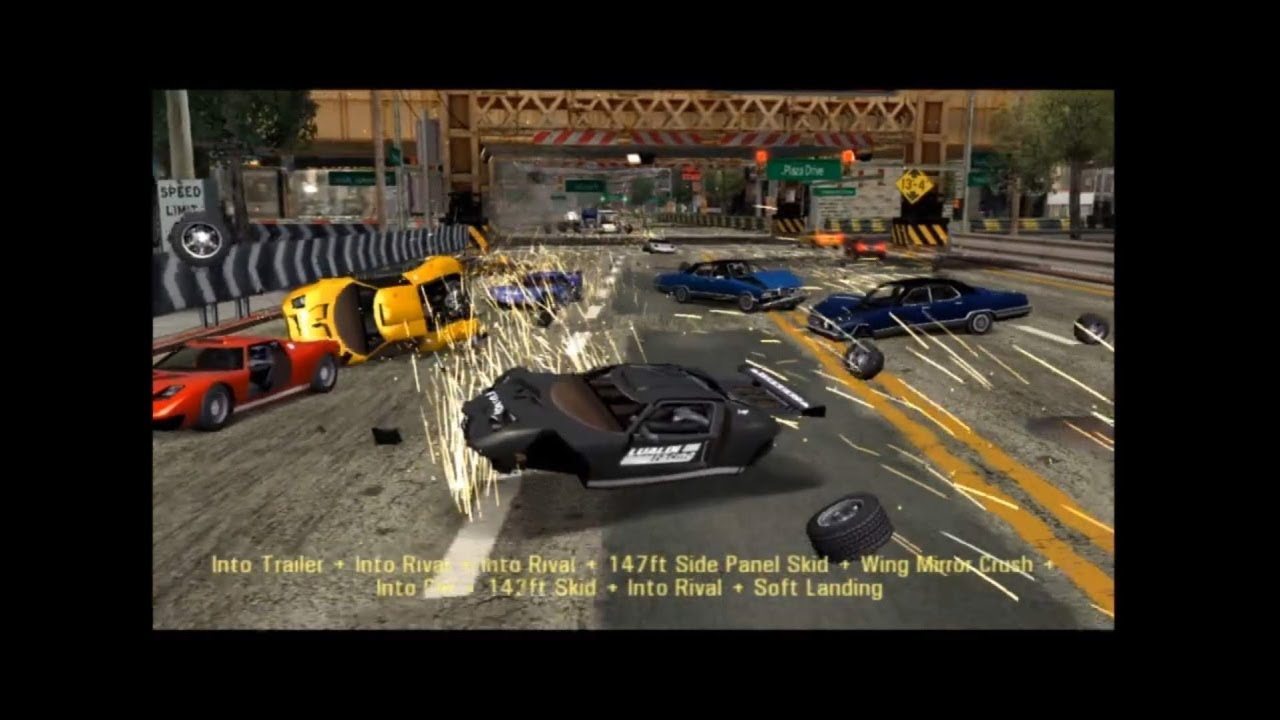 Burnout 3 Demo Disc - Crash Compilation