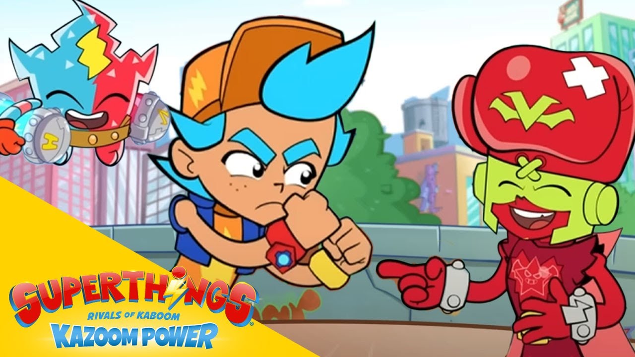 ¡Llega KAZOOM POWER! ⚡  SUPERTHINGS ⚡ EPISODIOS | Serie de DIBUJOS para NIÑOS #DibujosdeSuperhéroes